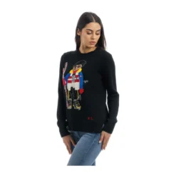 Polo Ralph Lauren Rundhalset Genser i Svart - Elegant og Tidløs Strikkegenser for Damer -Dame-strikkegensere Salg unnamed file 3264