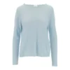 Allude Rundhalset strikket genser i blå - Elegant og behagelig dameoverdel