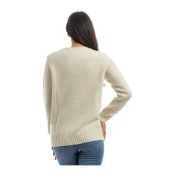 Polo Ralph Lauren Rundhalset strikkejakke i beige - Elegant og tidløs stil -Dame-strikkegensere Salg unnamed file 3303