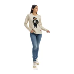 Polo Ralph Lauren Rundhalset strikkejakke i beige - Elegant og tidløs stil -Dame-strikkegensere Salg unnamed file 3304