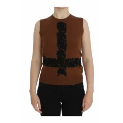 Dolce & Gabbana Beige Strikkegenser for Dame - Elegant Overdel -Dame-strikkegensere Salg unnamed file 3358