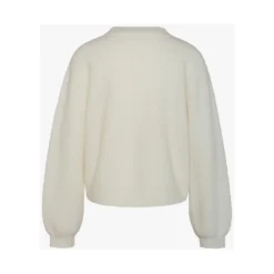 Offwhite Arnie Says Sally Genser White - Strikkejakke for Damer -Dame-strikkegensere Salg unnamed file 3368