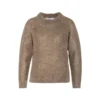Arnie Says Maddox Sweater Genser Brun - Elegant strikkejakke for kvinner