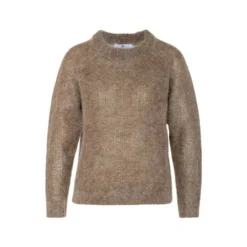 Arnie Says Maddox Sweater Genser Brun - Elegant strikkejakke for kvinner