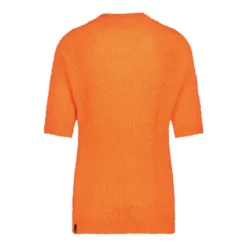 NUKUS Sweater Orange - Strikkejakke for Dame | Varm og Stilfull