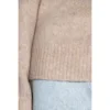 Helmut Lang Ullgenser Beige - Elegant strikkejakke for kvinner