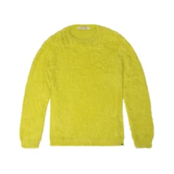 1017 ALYX 9SM Gul Rundhalset Genser - Premium Strikkegenser for Damer