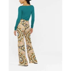 P.A.R.O.S.H. Rundhalset strikkejakke i grønn - Elegant og behagelig damegenser