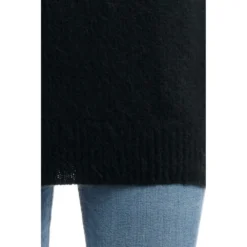 MC2 Saint Barth Rundhalset strikkejakke i svart - Elegant og behagelig dameoverdel -Dame-strikkegensere Salg unnamed file 3410