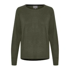 Culture Annemarie Solid Jumper Olive Green - Strikkejakke for Damer -Dame-strikkegensere Salg unnamed file 3421