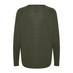 Culture Annemarie Solid Jumper Olive Green - Strikkejakke for Damer -Dame-strikkegensere Salg unnamed file 3422