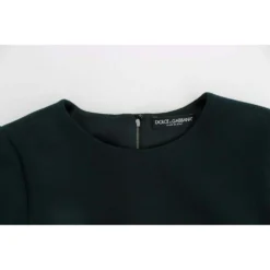 Dolce & Gabbana Grønn 3/4 Ermet Ull Bluse for Damer | Elegant Overdel -Dame-strikkegensere Salg unnamed file 3450