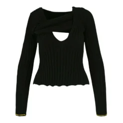 Bottega Veneta Svart Skjorte - Elegant Dameoverdel i Premium Kvalitet