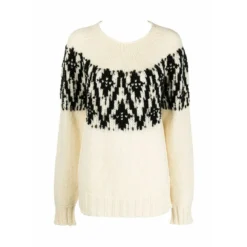 Jil Sander Beige Sweater - Elegant Strikkejakke for Damer