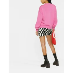 Versace Rosa Pink Rundhalset Genser - Elegant Strikkegenser for Damer -Dame-strikkegensere Salg unnamed file 3482