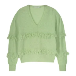 Summum Woman Sweater Green - Elegant Strikkejakke for Damer -Dame-strikkegensere Salg unnamed file 3498