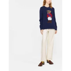 Polo Ralph Lauren Blå Strikkegenser for Dame - Elegant og Komfortabel -Dame-strikkegensere Salg unnamed file 3511