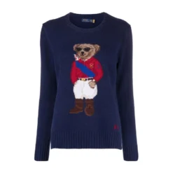 Polo Ralph Lauren Blå Strikkegenser for Dame - Elegant og Komfortabel -Dame-strikkegensere Salg unnamed file 3512