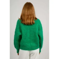 American Dreams Milana LS Mohair Knit - Emerald Green | Elegant Damegenser -Dame-strikkegensere Salg unnamed file 3520