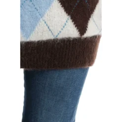 MC2 Saint Barth V-hals strikkejakke i blå - Elegant og behagelig dameoverdel -Dame-strikkegensere Salg unnamed file 3599