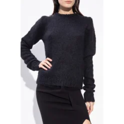 Rick Owens Knit Sweater Black - Dame/Overdeler/Strikkejakker & Gensere -Dame-strikkegensere Salg unnamed file 3613