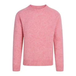 Mads Nørgaard Rundhalset strikkejakke i rosa - Elegant og behagelig damegenser