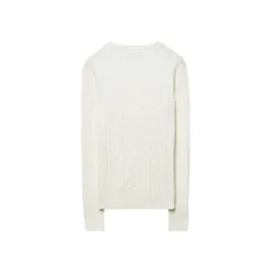 Gant STRETCH CABLE CREW Hvit - Strikkejakke for Dame -Dame-strikkegensere Salg unnamed file 3667