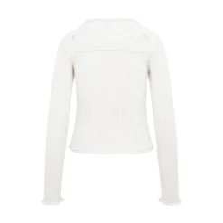 Sportmax Valiko Hvit Strikkegenser - Elegant Overdel for Damer