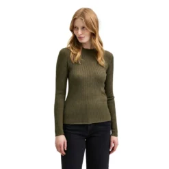 Selected Femme Grønn Strikkegenser - Elegant og Komfortabel -Dame-strikkegensere Salg unnamed file 368