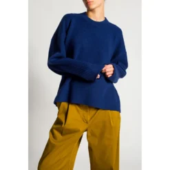 Proenza Schouler Cashmere Sweater Blue - Premium kvalitet strikkejakke for kvinner -Dame-strikkegensere Salg unnamed file 3711