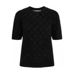 Pieszak Lauren Needledrop Knit Black - Elegant Strikkejakke for Damer