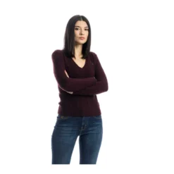 Polo Ralph Lauren Rød Strikkegenser - Elegant og Komfortabel Dameoverdel -Dame-strikkegensere Salg unnamed file 372