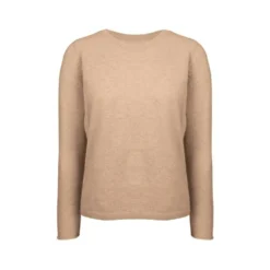 Tricot Sweater Beige - Elegant strikkejakke for damer -Dame-strikkegensere Salg unnamed file 3729