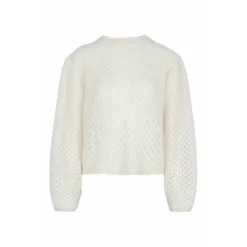 ENVELOPE 1976 Kremfarget Envelope1976 Sue Knit Genser - Hvit