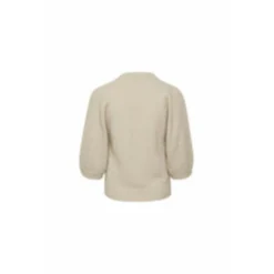 InWear Eden Pullover - Offwhite Med Gulltråder - Beige Strikkegenser for Damer -Dame-strikkegensere Salg unnamed file 3756