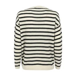 Jucca Round-neck Knitwear White - Elegant Dame Strikkegenser