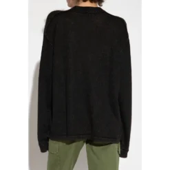 Eytys Braidy Sweater Black - Strikkejakke for Damer