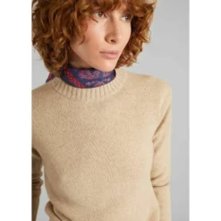 L'Exception Paris Beige Strikkejakke - Elegant Overdel for Damer