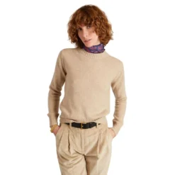 L'Exception Paris Beige Strikkejakke - Elegant Overdel for Damer -Dame-strikkegensere Salg unnamed file 3814