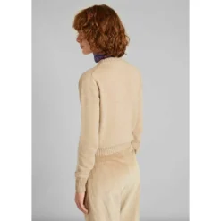 L'Exception Paris Beige Strikkejakke - Elegant Overdel for Damer -Dame-strikkegensere Salg unnamed file 3815