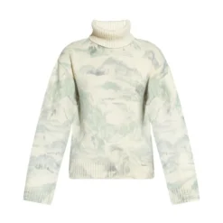 Moncler Ull Turtleneck Genser Beige - Elegant og varm damegenser -Dame-strikkegensere Salg unnamed file 3842