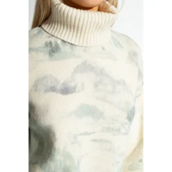 Moncler Ull Turtleneck Genser Beige - Elegant og varm damegenser -Dame-strikkegensere Salg unnamed file 3843