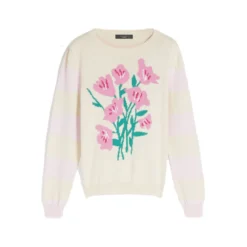 Max Mara Weekend Rundhalset strikkejakke i beige - Elegant og behagelig -Dame-strikkegensere Salg unnamed file 3847