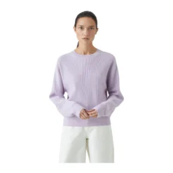 Closed Sweater Purple - Elegant Dame Overdeler i Myk Strikk -Dame-strikkegensere Salg unnamed file 386