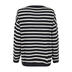 Jucca Rundhalset strikket genser i blå - Elegant og behagelig dameoverdel