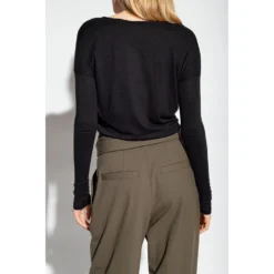 Rag & Bone V-hals Strikkgenser i Svart - Elegant og Tidløs Dameoverdel -Dame-strikkegensere Salg unnamed file 3895