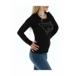 Guess Svart Strikkegenser - Elegant og Komfortabel Dameoverdel