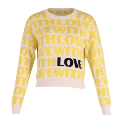 Maje With Love Genser i Strikk - Gul -Dame-strikkegensere Salg unnamed file 397