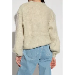 American Vintage Ribbed Sweater Green - Dame Overdeler Strikkejakker & Gensere -Dame-strikkegensere Salg unnamed file 3991