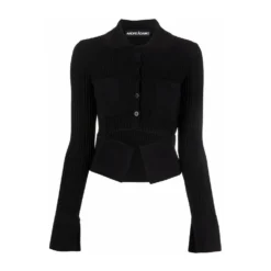 Andrea Adamo V-hals Strikkegenser i Svart | Elegant og Komfortabel Dameoverdel -Dame-strikkegensere Salg unnamed file 4111